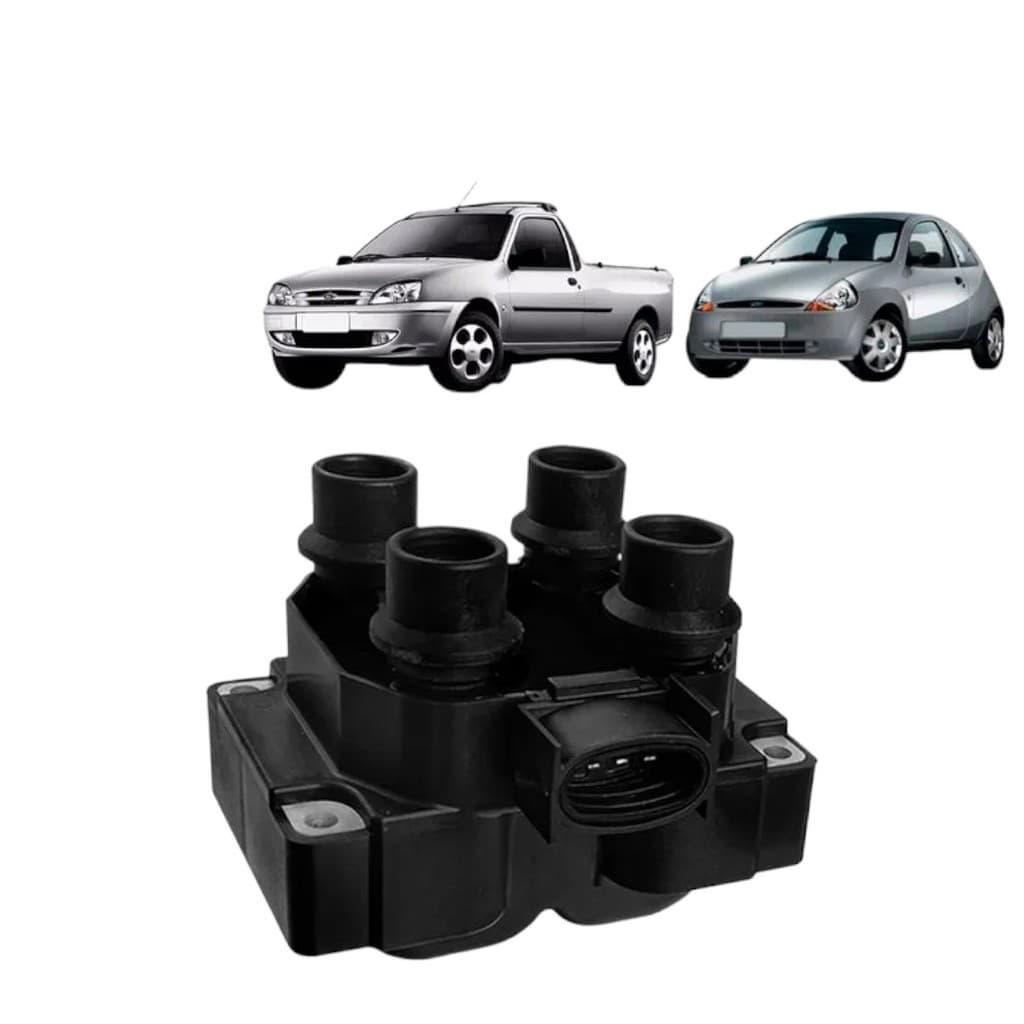 Bobina Ignição Ford Escort 1.8 16v Zetec 1996 A 2002 3 pinos