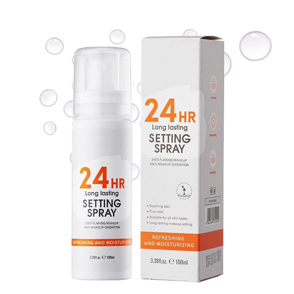 Spray Fixador de Maquiagem Grospe, Spray Fixador de Maquiagem à Prova d'Água, Névoa Facial de Longa Duração, Spray Fixad