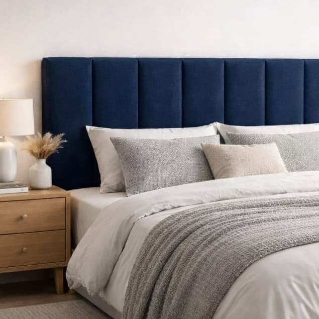 Cabeceira Estofada Modular Decorativa Auto Adesivo Confortável Cama Box Solteiro Casal Queen King