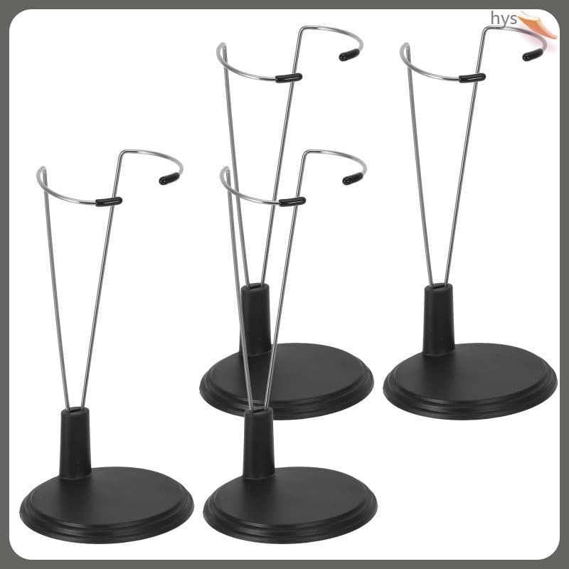 🏠 4pcs Expositor PVC Preto para