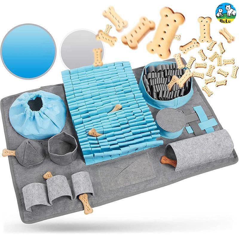 Almofada quadrada para cheirar animais de estimação, brinquedos educativos de descompressão, cobertor de treinamento de