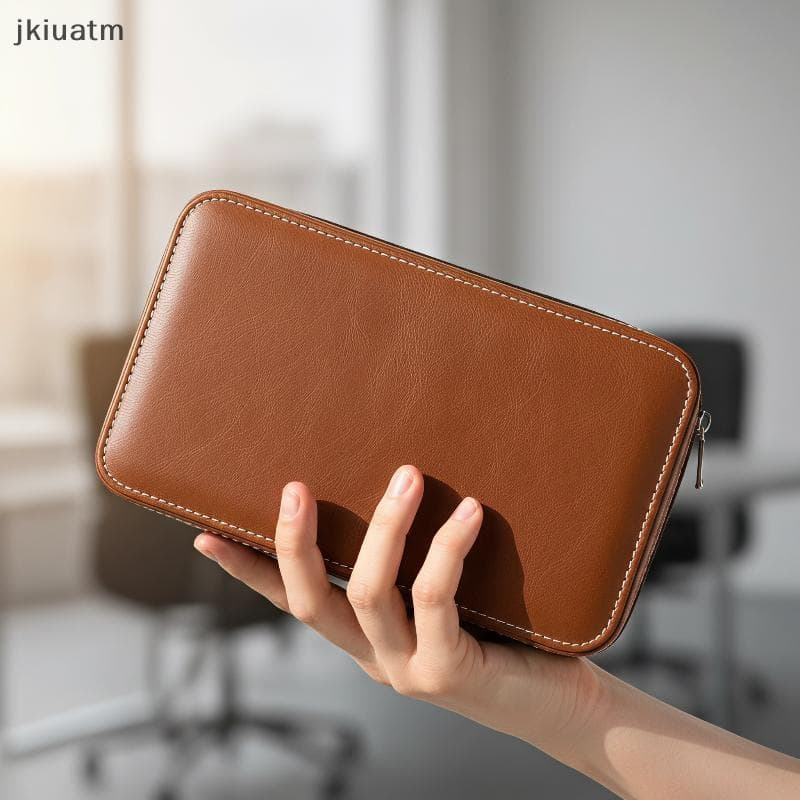 [jkiuatm] 1 Conjunto De Bolsa Com Zíper Para Exibição De Pedras Preciosas , De Armazenamento Redonda Portátil À Prova D'