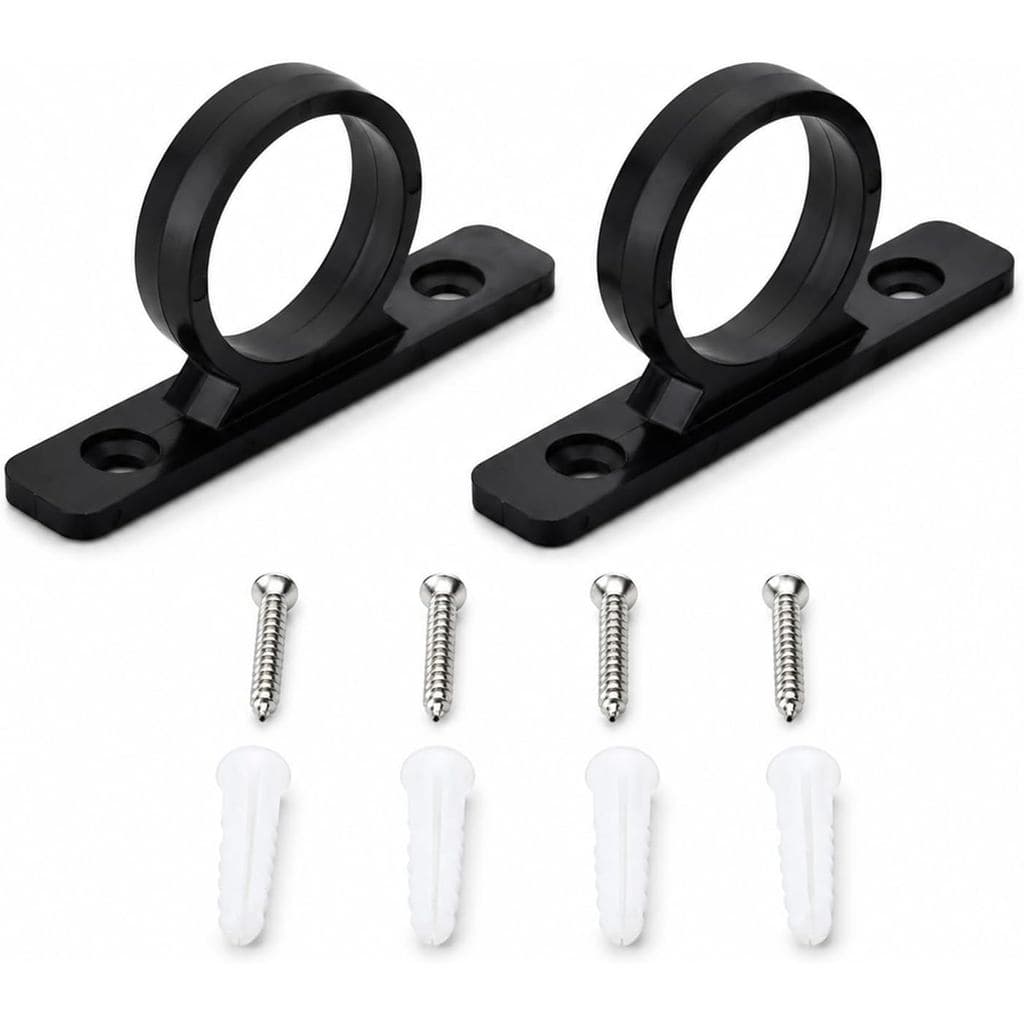 Anel Guia para Mangueira de Chuveiro de RV DF-SA155-MB, Suporte para Mangueira de Chuveiro de RV em Preto Fosco para Cam