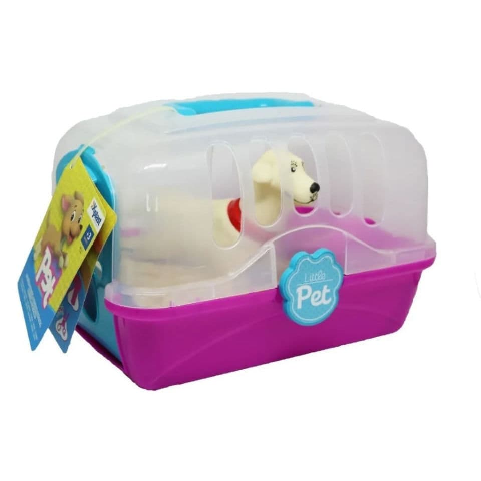 Maleta Caixa de Transporte c/ Cachorrinho Little Pet - Xplast -