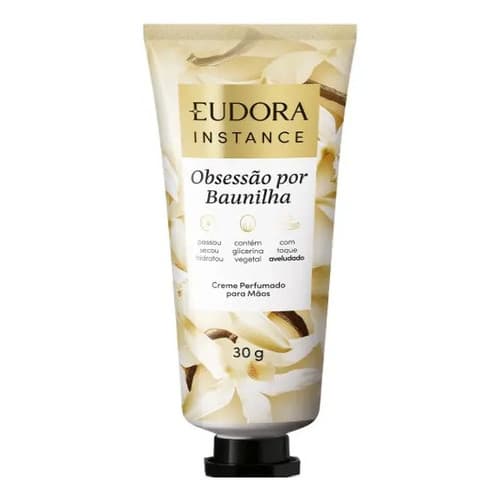 Creme Hidratante Mãos Eudora Instance Baunilha 30g Baunilha
