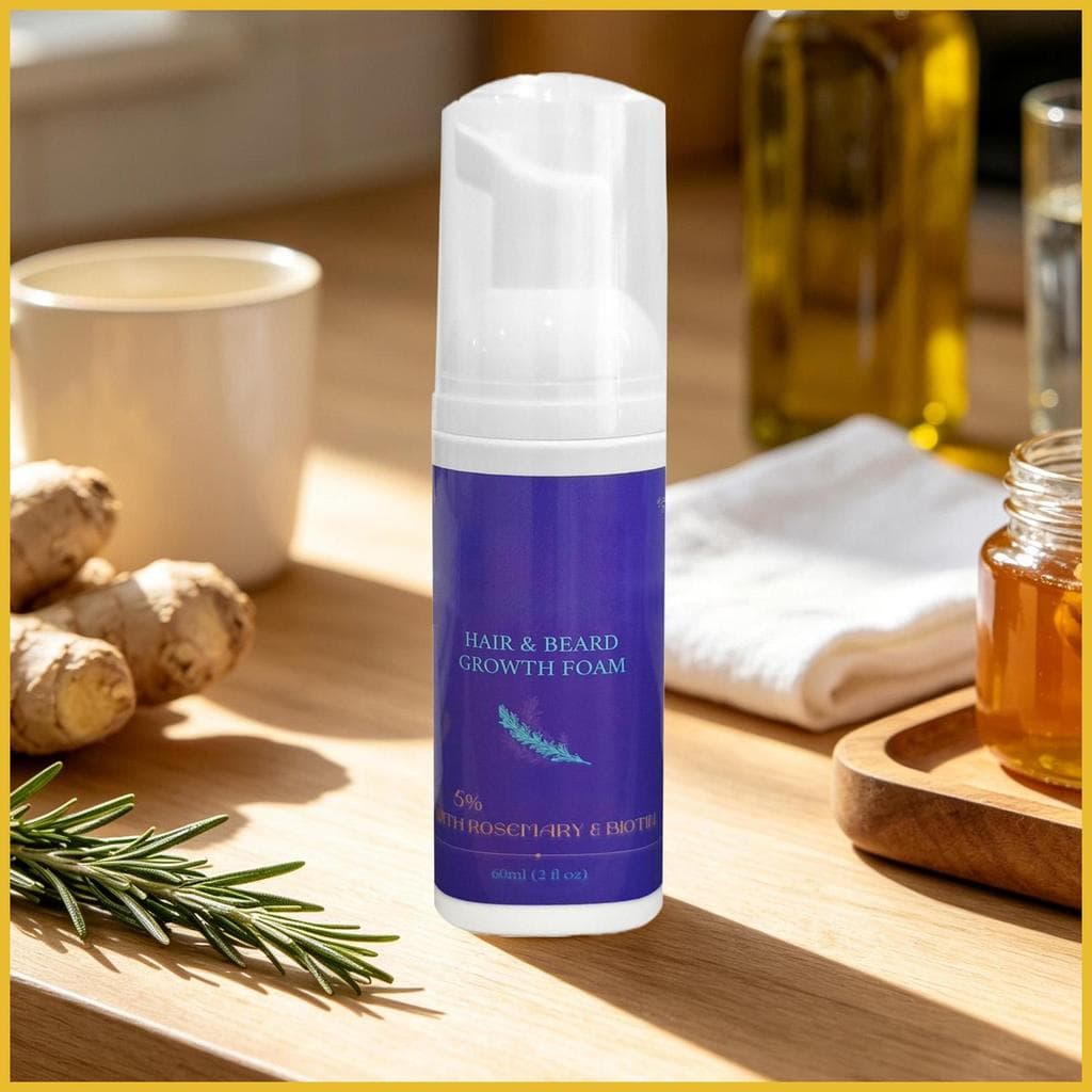 Espuma De Crescimento Capilar Para Homens , Espessamento Suave , Cuidados Com A Raiz Do Couro Cabeludo , Sem Pegajoso ,