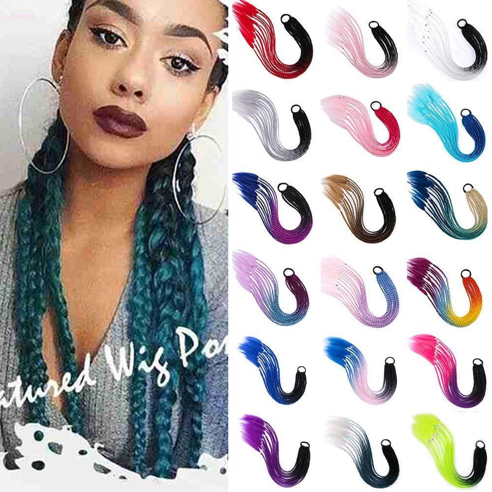 Peruca de Cabelo Sujo Criativa Adams, Extensões de Cabelo com Gradiente de Cor para Mulheres CRBN