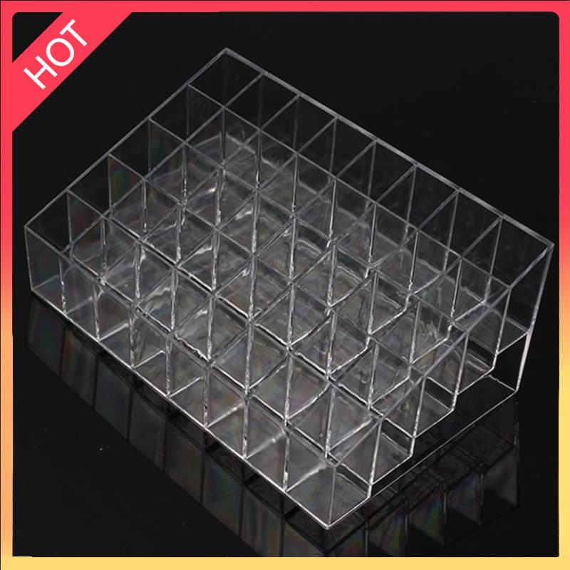 SCB-9/24/36/40 Grade Batom Titular Acrílico Caixa De Armazenamento De Cosméticos Pode Armazenar E Classificar Esmalte Ra