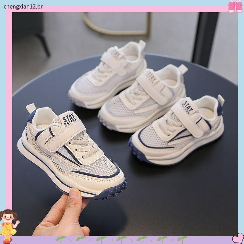 Meninos sapatos 202 3 verão novo estilo crianças sapatos estudantes tênis meninas casuais respirável primavera sapatos e