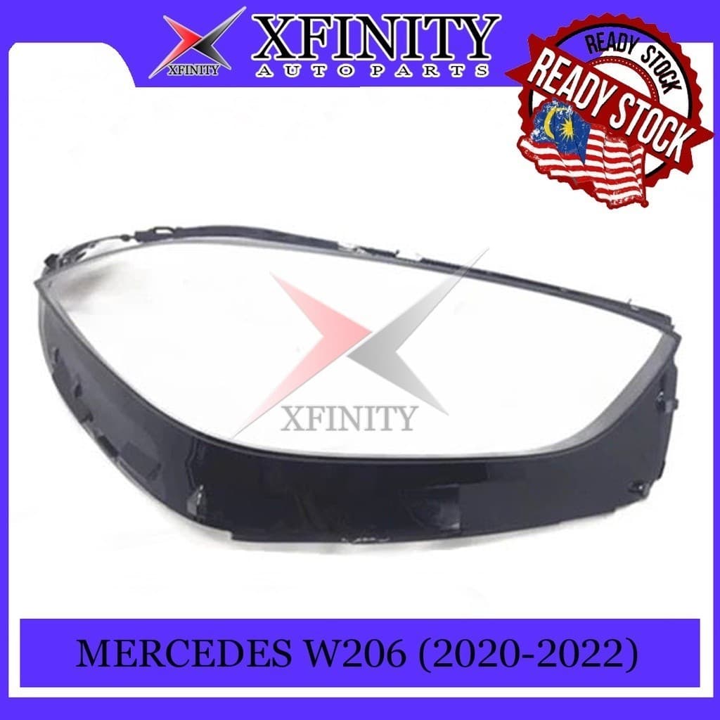 MERCEDES W206 20 21 22 C200 C250 C300 Tampa Do Farol/Lente Concha Da Lâmpada . 0