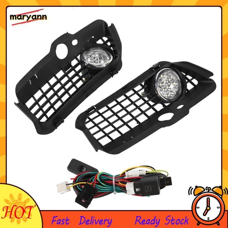 Mk3 Golf 1992-1998 Grade Do Para-Choque Dianteiro 6000K Branco Led Drl Condução Luz De Nevoeiro Acessórios Carro