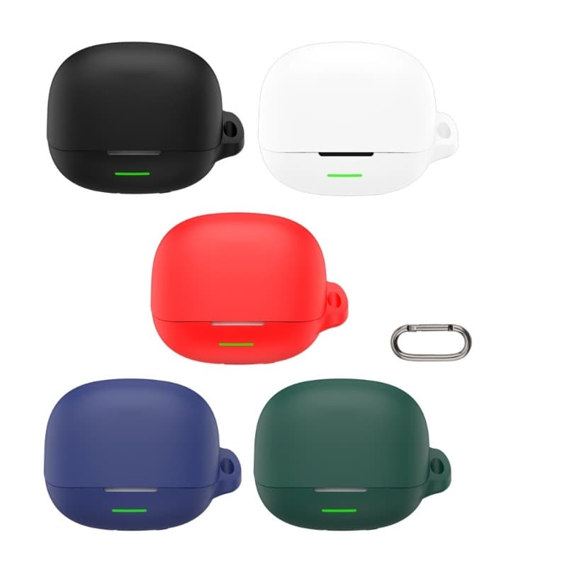 Nevʚ ɞ Capa De Carregamento De Silicone Macio Para Fone De Ouvido Com Detalhe De Fixação Lateral MeloBuds N65
