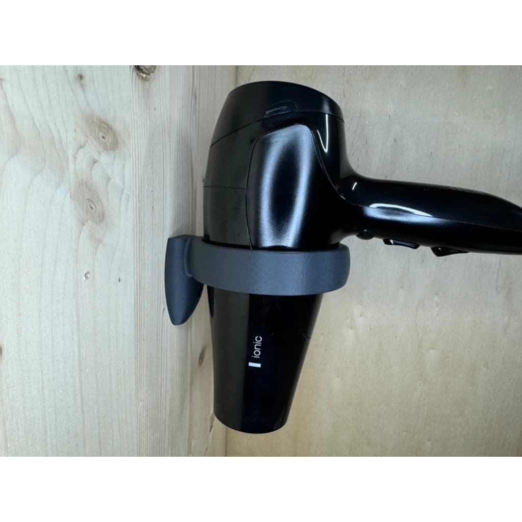Suporte De Parede P/ Secador De Cabelo Universal + Parafusos