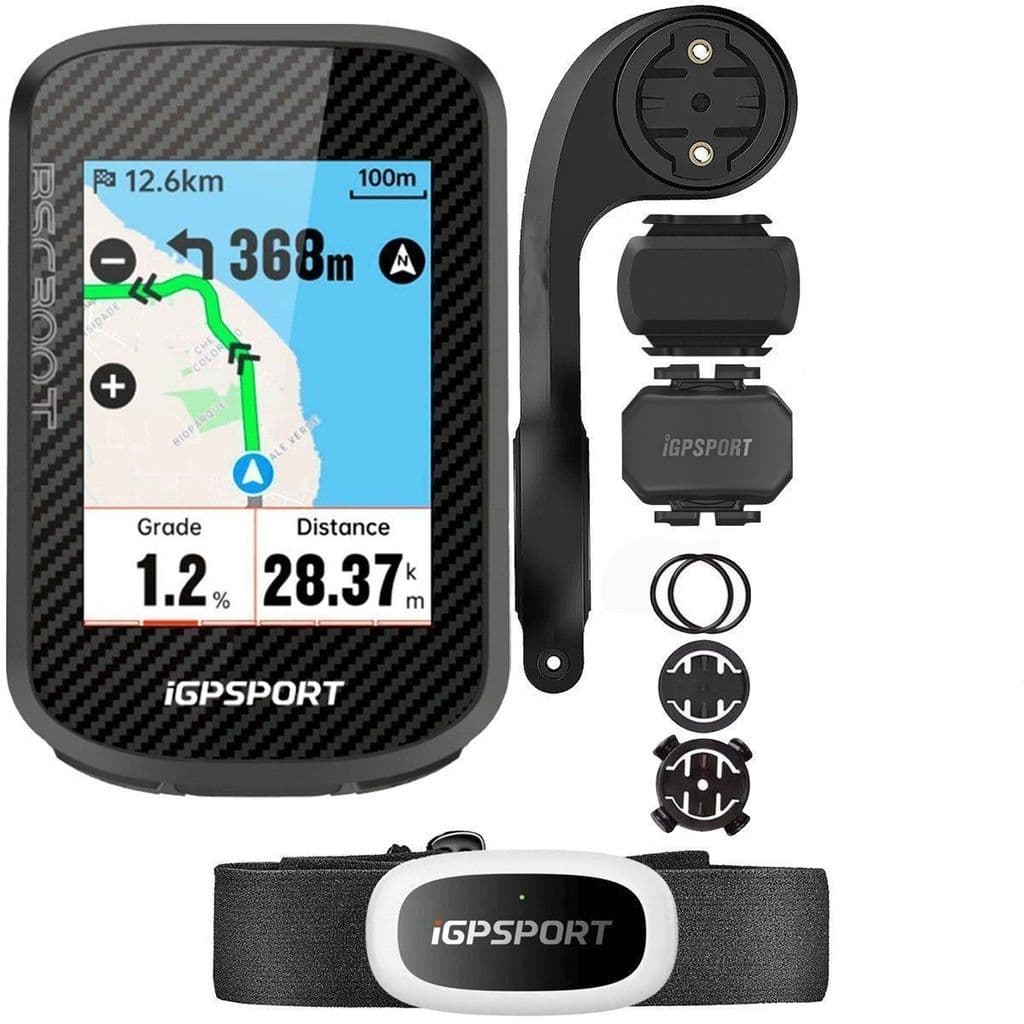 Ciclocomputador com GPS Igpsport NEW BSC300T Tela Colorida Bundle 32GB