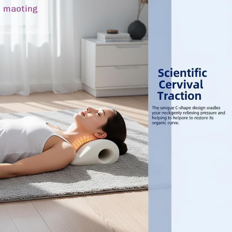 [maoting] Travesseiro Ergonômico De Massagem De Ombro Ne Maca De Vértebra Cervical Para Alívio Da Dor Em Viagens De Escr