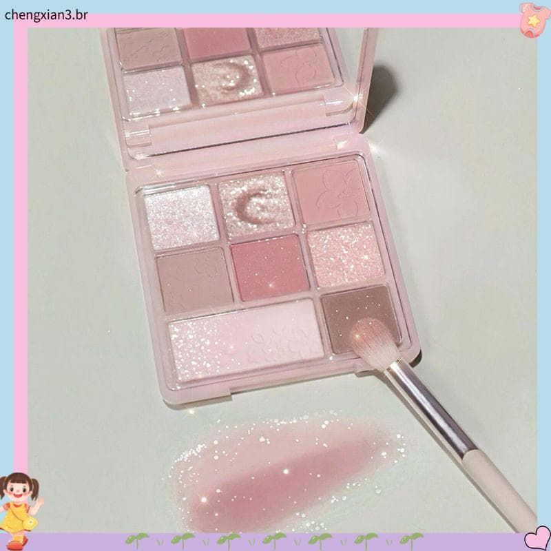 8 605 pessoas coleção DIKALU Rose Garden paleta de sombras 2025 primavera verão novo estilo suave rosa marrom fosco alto