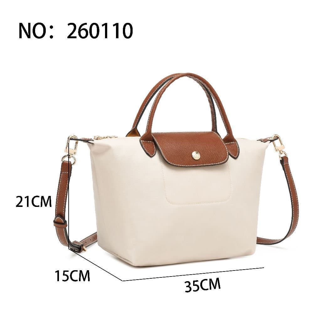 Bolsa Madri Feminina Nylon Impermeável Tote Transversal Leve Elegante Casual