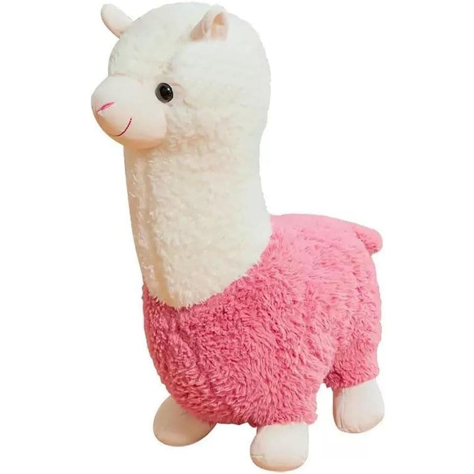 Pelúcia de Lhama, Brinquedo de Pelúcia Fofo de Alpaca de 45cm para Meninas e Meninos (Alpaca 45cm fense) MC25