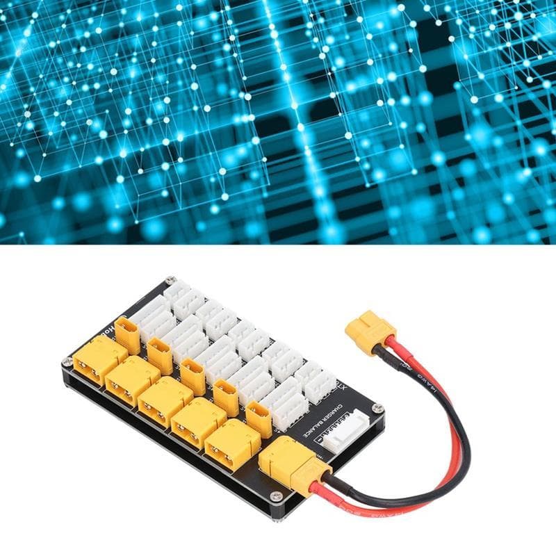 Placa De Carregamento De Bateria Lipo Paralelo XT30 Plug 2 ? Baterias De Lítio 6S Para Componentes Eletrônicos Do Carreg