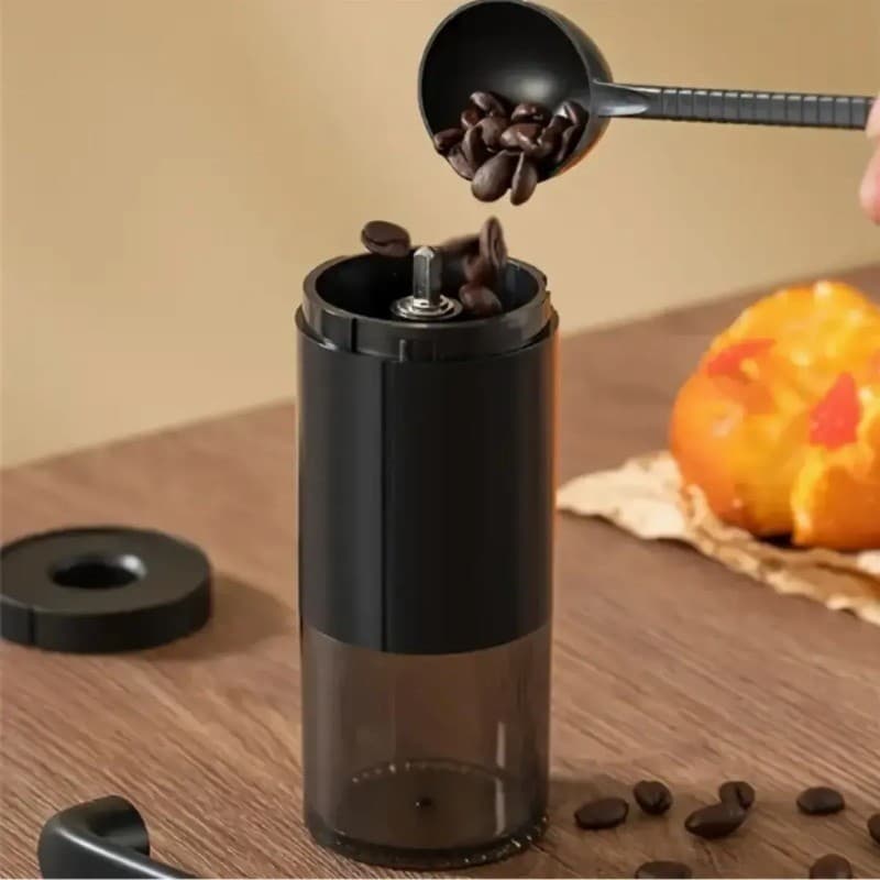 Moedor de café Manual com função ajustável de moagem grossa/média/fina, portátil, com alça ajustável