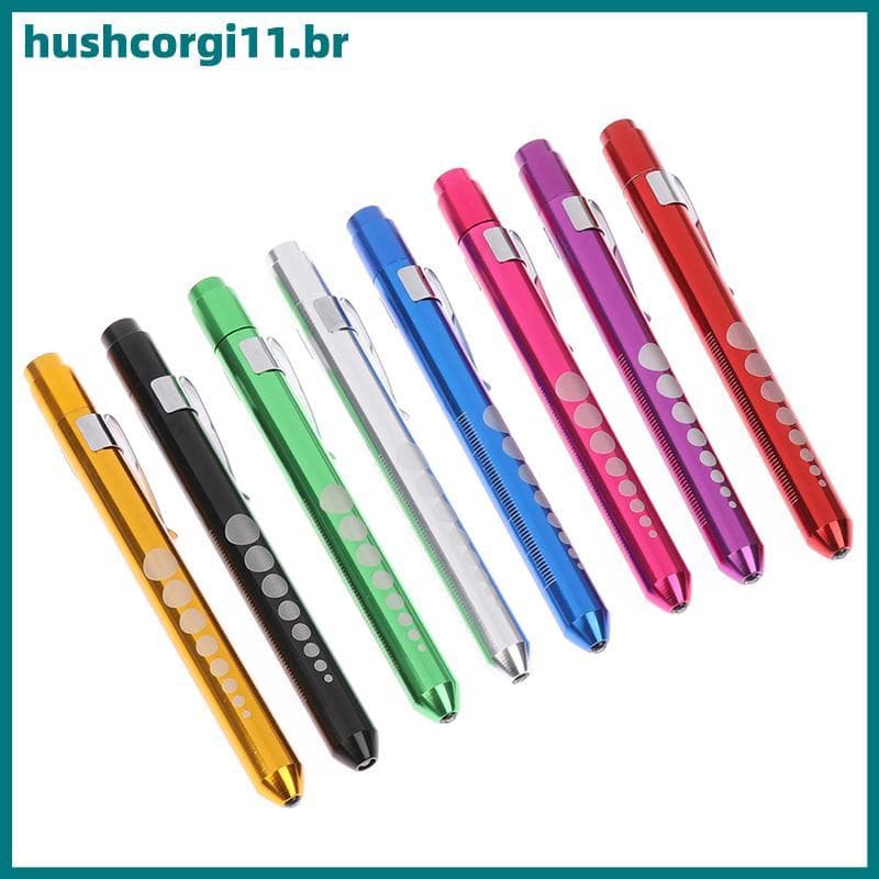 HUSH Lanterna LED Luz De Trabalho Caneta De Primeiros Socorros Tocha Lâmpada Medidor De Pupila Medição BR