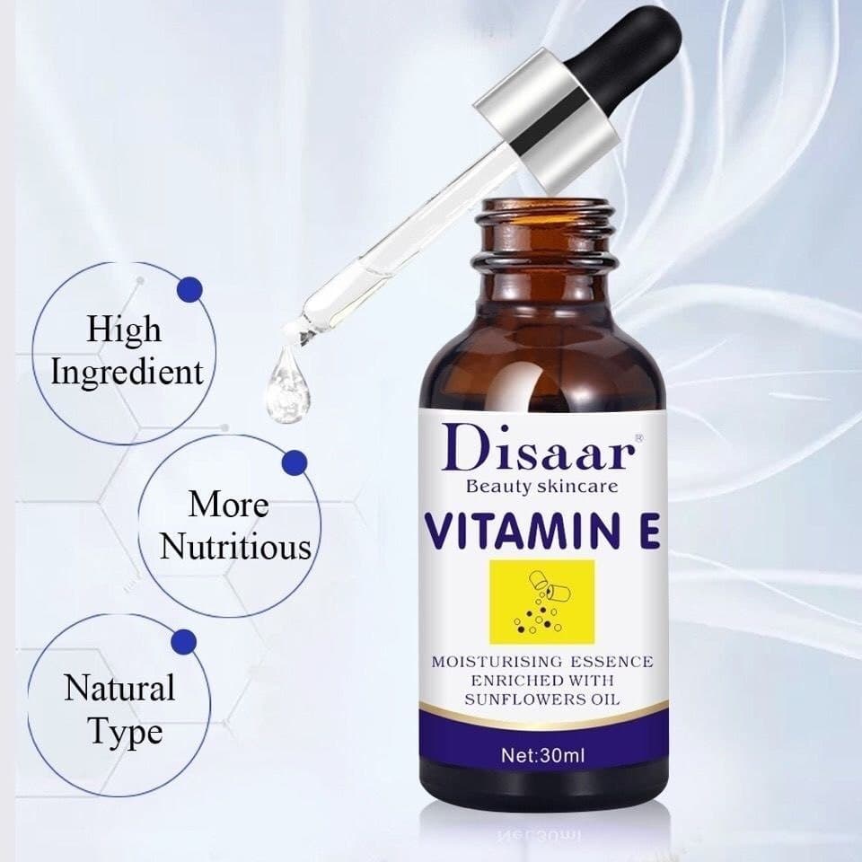 Disaar Essence Vitamina E Hidratante Facial Iluminador Hidratante 30ml Soro de Vitamina E