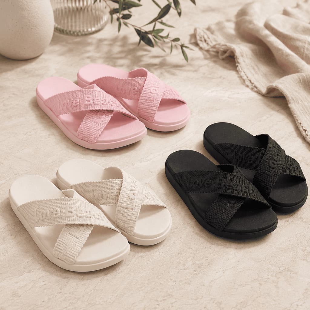 Papete Feminino Casual Tiras Largas Casual Love Beach