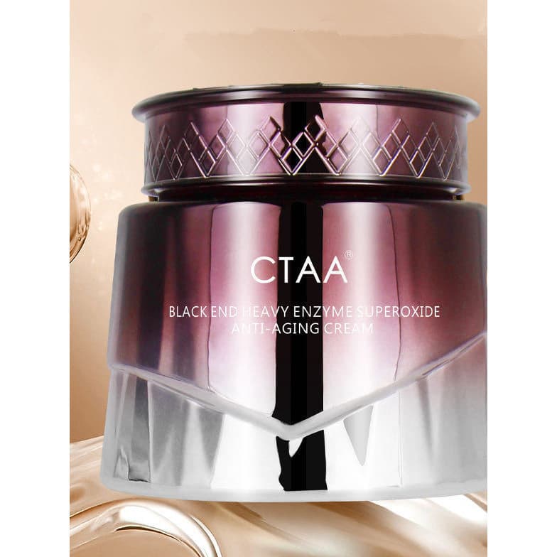CTAAA Enzima Preta Super Oxigênio Creme anti-Envelhecimento Hidratante Antirrugas Reafirmante Melhora A Pele