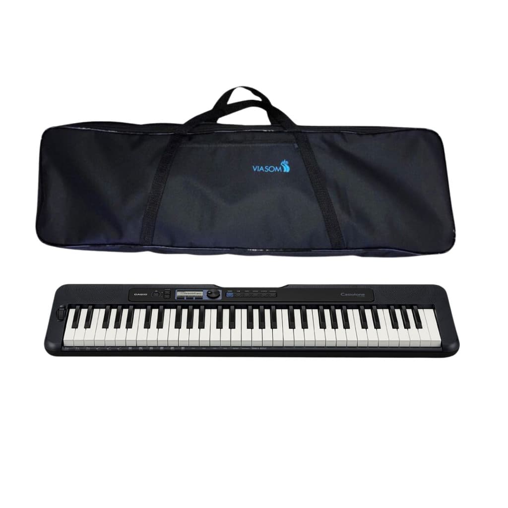 Teclado Musical Digital Casio Casiotone CT-S300 61 Teclas Suporte Partitura + Bag C/ Alça