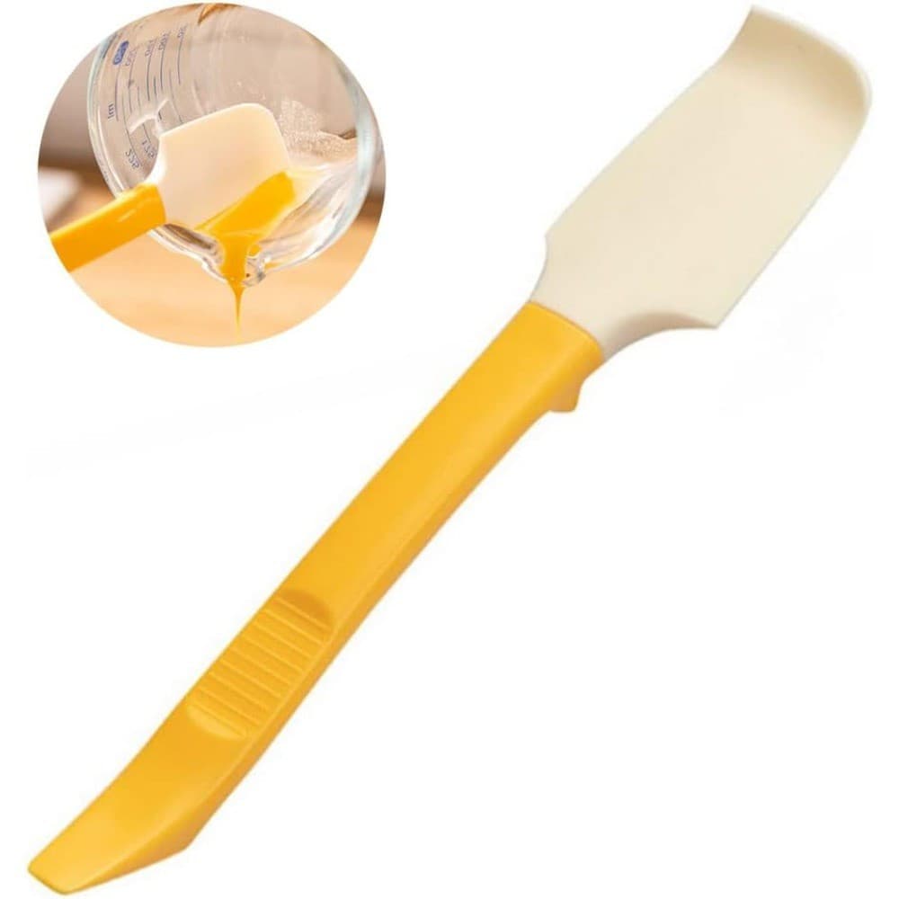 Espátula de Silicone para Abridor de Latas 2 em 1, Espalhador de Geleia, Raspador de Potes, Ferramenta para Manteiga de