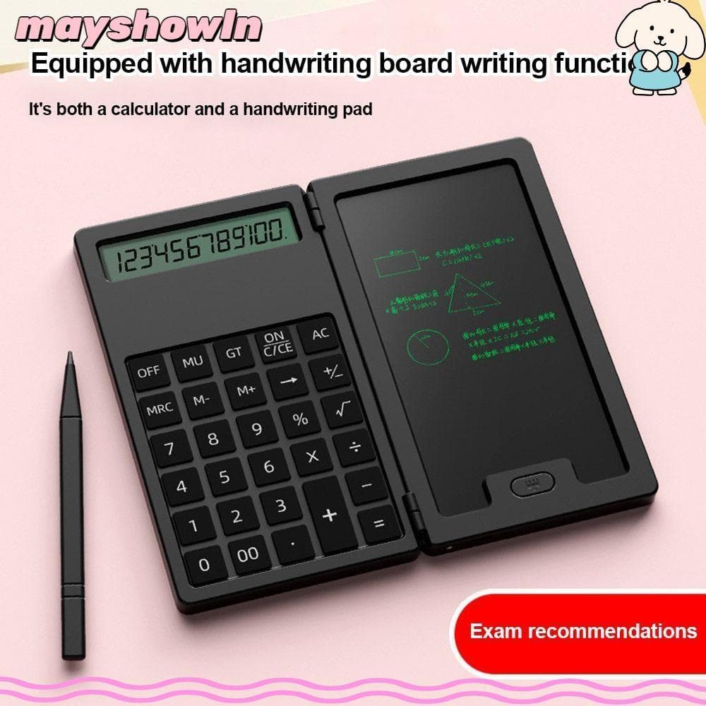 Calculadoras Científicas MAYSHOWLN , Com Calculadora Matemática Stylus De 12 Dígitos , De Contabilidade Para Bloco De Es
