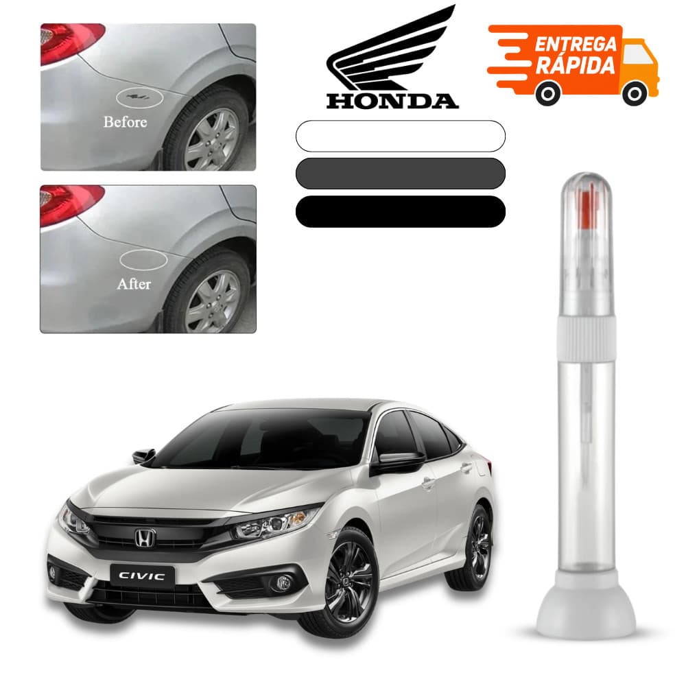 Honda Civic Retoque Automotiva Pintura Reparo Tira Risco Arranhão