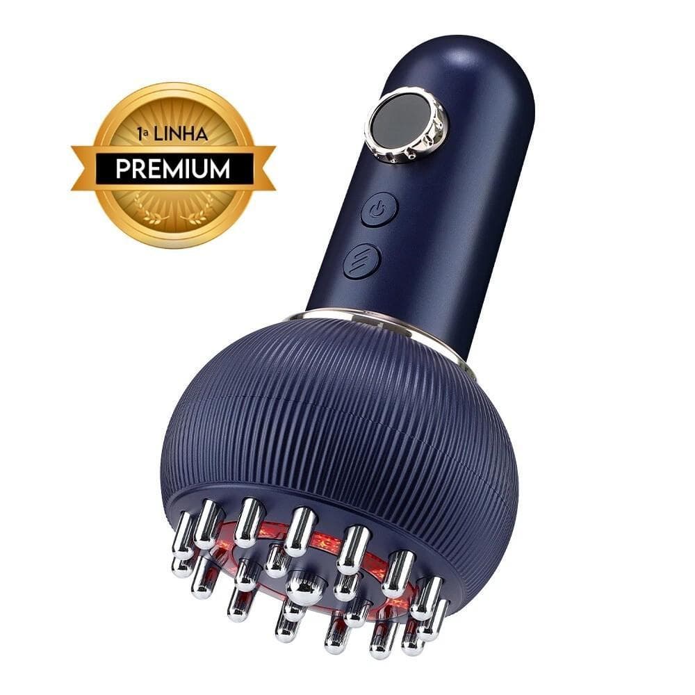 Massageador Corporal Redutor de Medidas com Vibração 9 Níveis + 1 Óleo de Massagem Grátis Drenagem Linfática