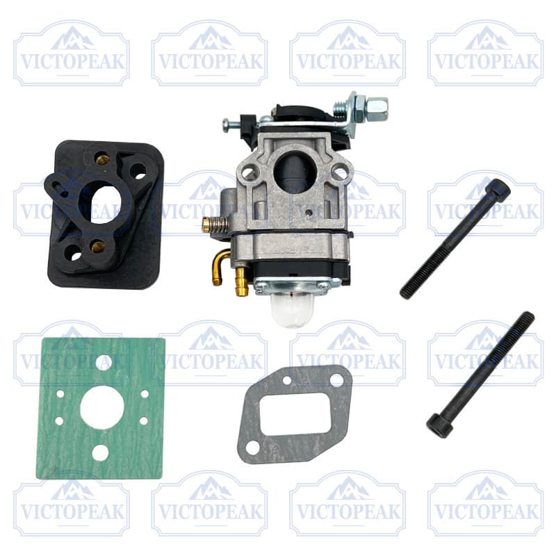 Kit Completo De Carburador Com Juntas , Tubo De Admissão E Parafusos Para Motor Cortador De Escova 40-5 44