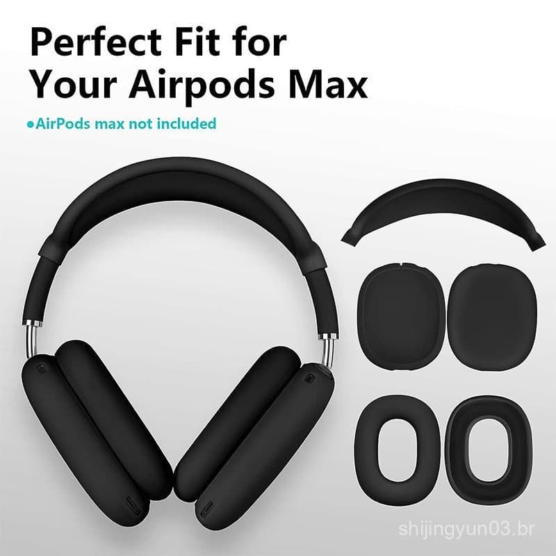 Nova Capa de Silicone Macia para Airpods Max, Acessórios para Airpods O90Y
