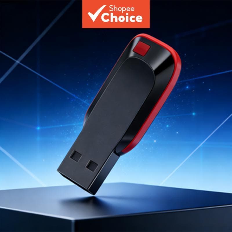 USB 2.0 de alta velocidade, pen drives USB de 16GB, 32GB, 64GB, 2GB para escritório - armazenamento estável e