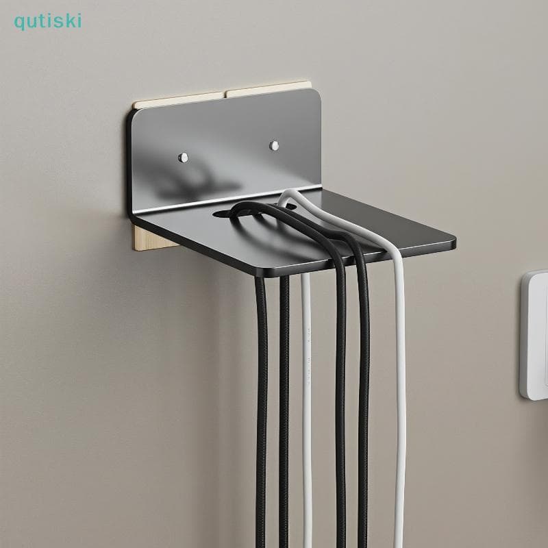 Prateleira De Roteador WiFi Para Economia De Espaço Em Aço Inoxidável Montada Na Parede Sem Broca Ra Organização De Dorm