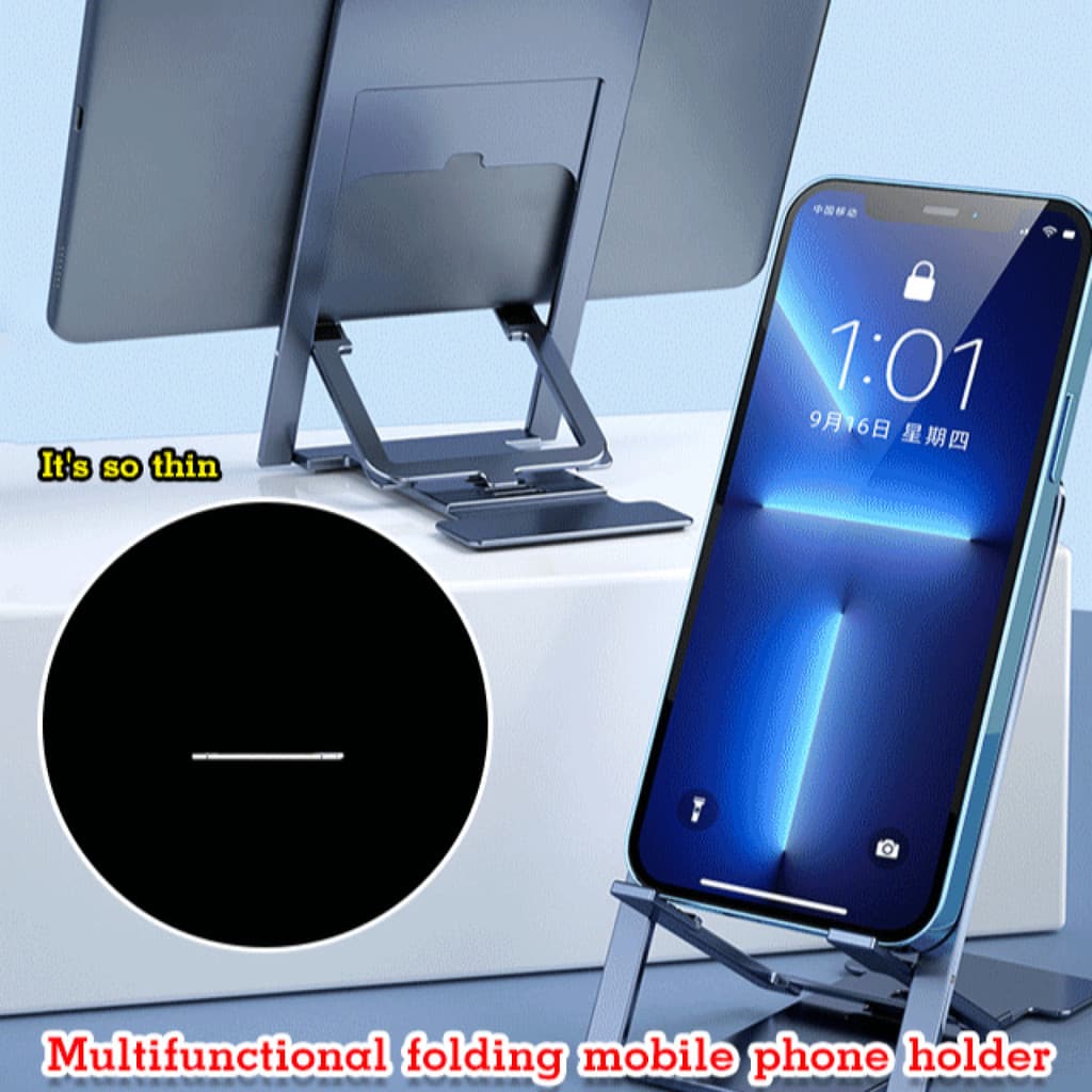 [Versátil e Prático] [Design Dobrável] Suporte Para Celular/Tablet/Estudos Online/Transmissão Ao Vivo
