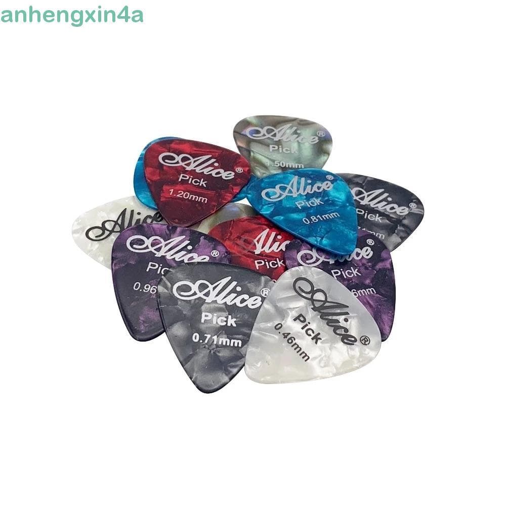 ANHENGXIN 5 Peças De Palheta De Guitarra Em Cores Mistas , Palhetas Coloridas Celulóide , Acessórios