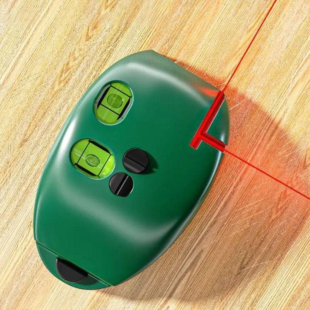 Nível De Laser Do Mouse , Bolha De Ângulo Reto De Linha Horizontal Vertical , Nivelamento De 2 Linhas De Níveis
