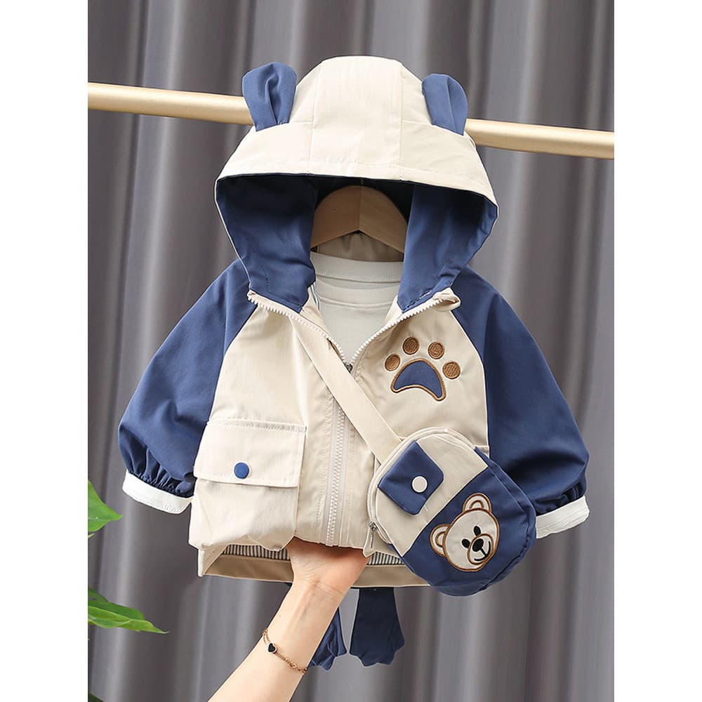 Meninos jaqueta primavera outono 2026 novo estilo moda crianças roupas outono bebê um ano de idade bebê outono topo
