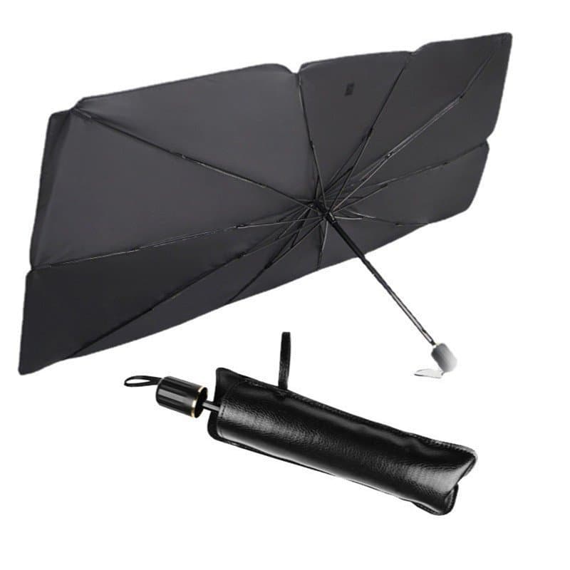 Para-sol tipo guarda-chuva para isolamento de carro, para-sol para janela de carro, para-sol retrátil para para-brisa di