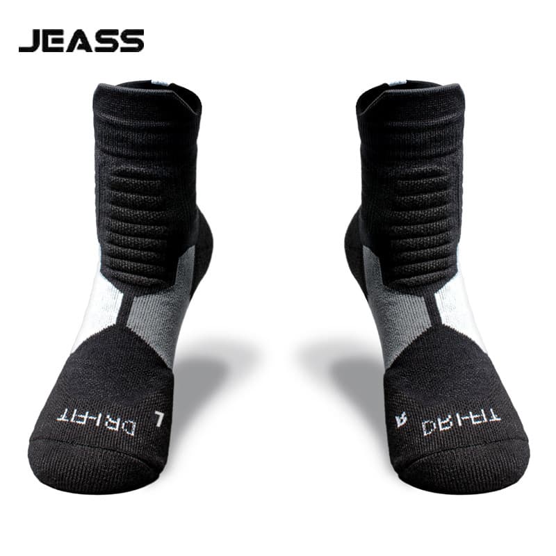 Meias de basquete Elite profissional meias médias absorventes de suor antiderrapante respirável meias de toalha espessad