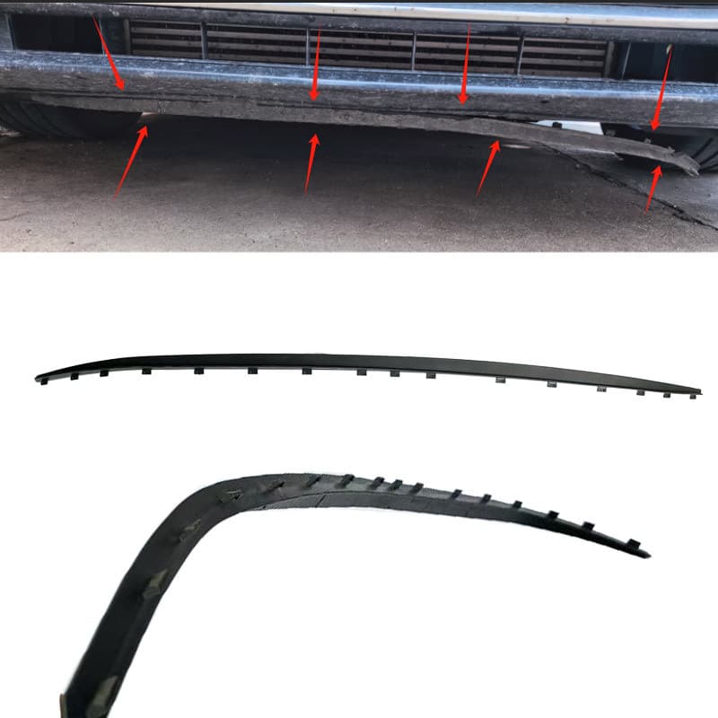 Adequado para Audi A6L amortecedor dianteiro inferior guarda tira 19-25 tipos Undercar tanque de água Spoiler tira macia