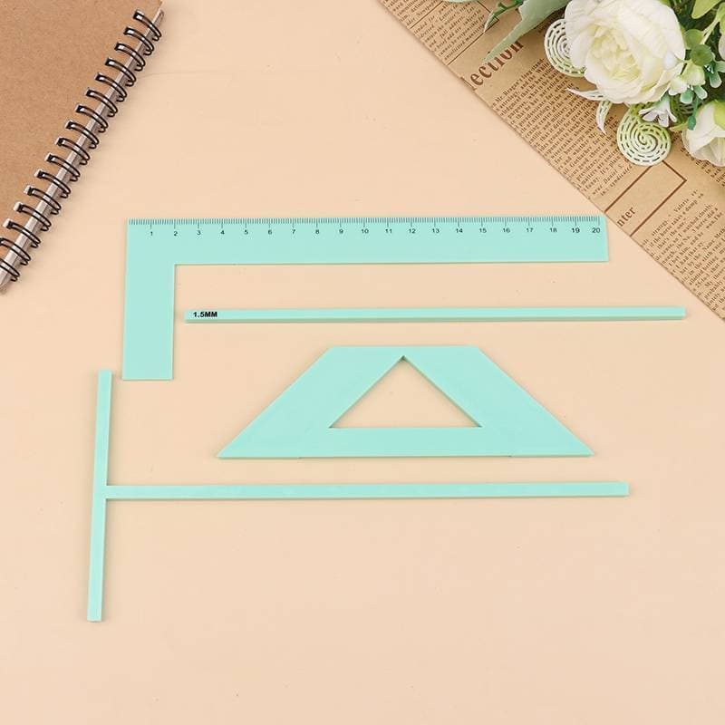 Ferramenta Fácil De Scrapbooking : Régua De Encadernação De Plástico Para Produção Eficiente De Manual
