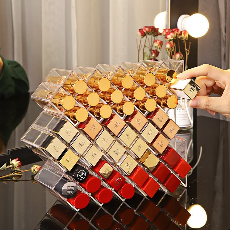 rack De Armazenamento De Batom vertical Em Forma De Peixe , Caixa Cosméticos ,