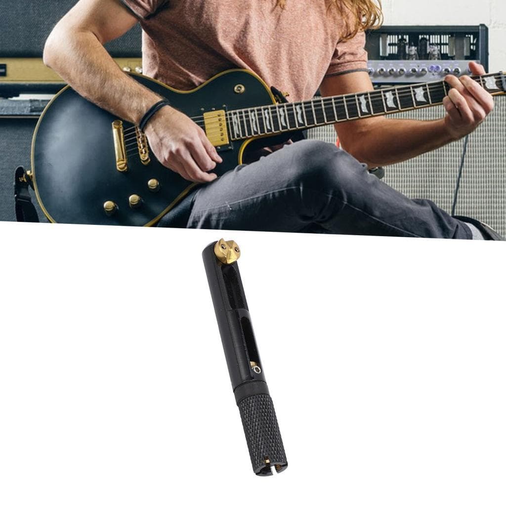 Freelover-BR Daconovo Ponte de guitarra sem cabeça de metal conjunto único sela 5 6 7 cordas para guitarras elétricas