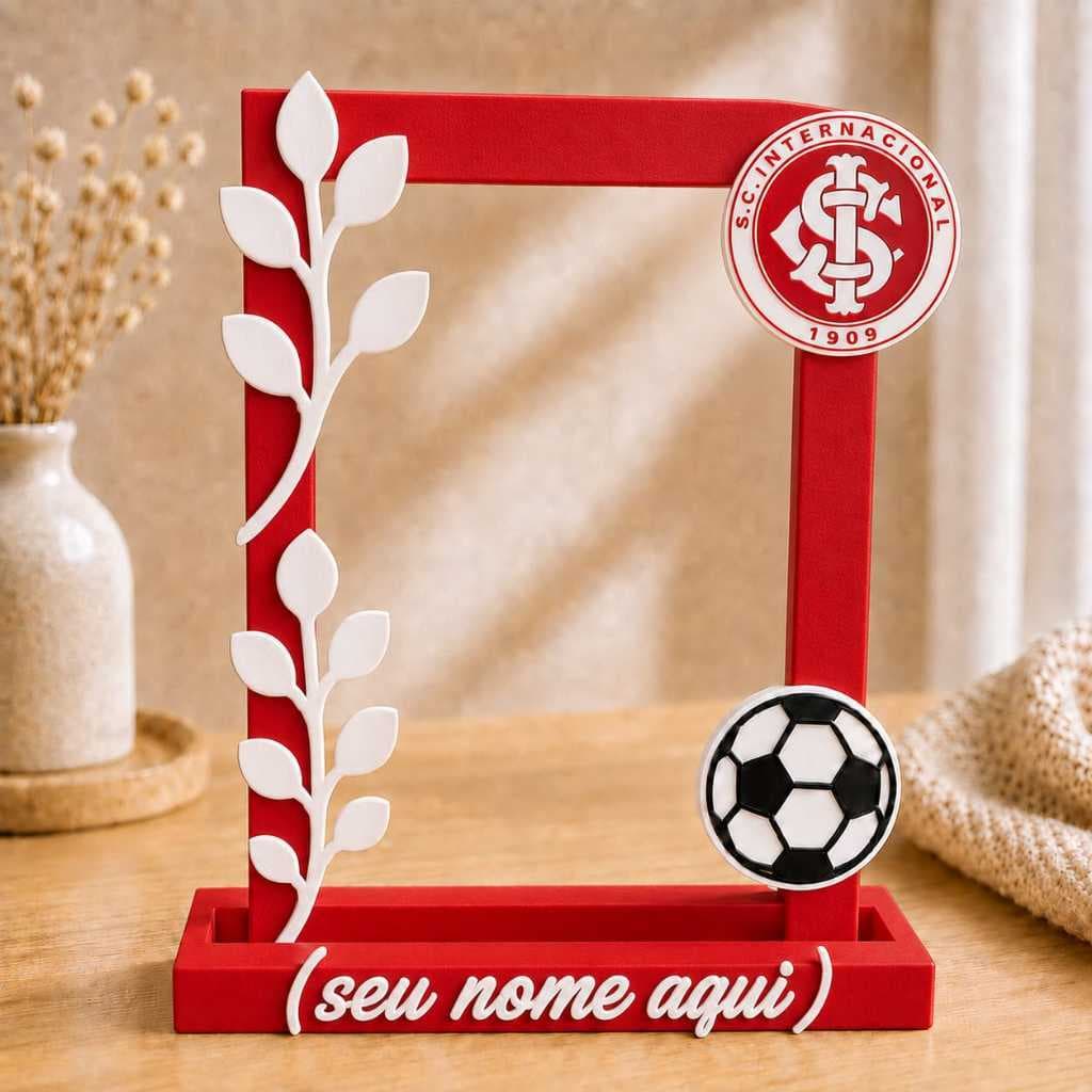 Porta Retrato Personalizado Futebol Internacional