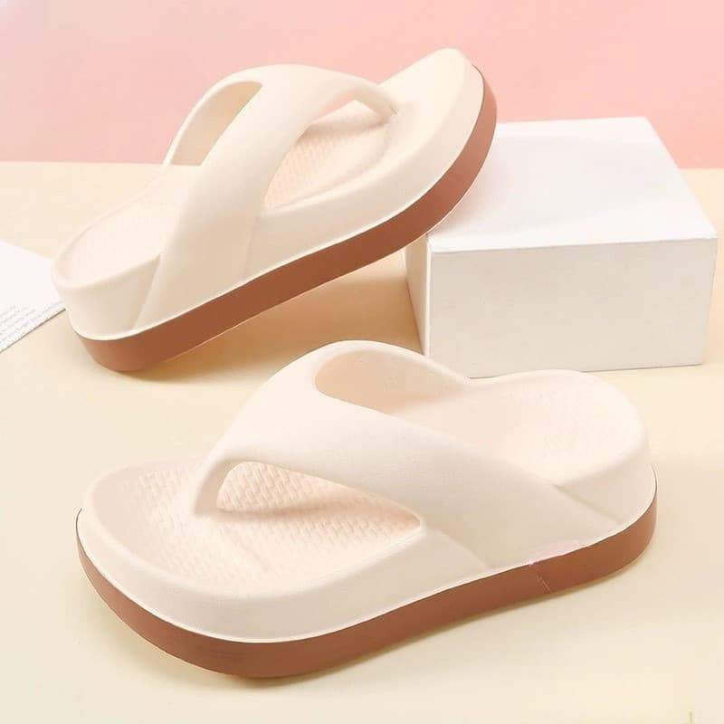 Outdoor Wear Flip Flops das mulheres para altura e emagrecimento na praia QSAF