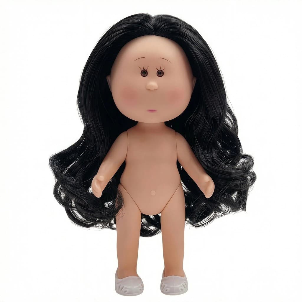 Boneca mini batata em estoque, corpo de boneca batata lisa de 14cm, boneca para vestir DIY, BKYN